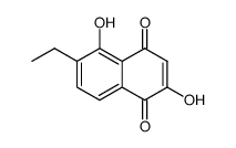 1,4-NAPHTHOQUINONE,6-ETHYL- structure