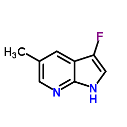 3-Fluoro-5-methyl-1H-pyrrolo[2,3-b]pyridine Structure