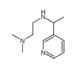 N',N'-dimethyl-N-(1-pyridin-3-ylethyl)ethane-1,2-diamine Structure