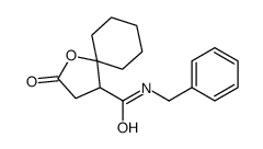 N-benzyl-2-oxo-1-oxaspiro[4.5]decane-4-carboxamide Structure