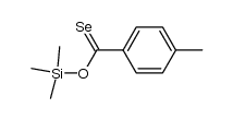 O-trimethylsilyl 4-methylbenzenecarboselenoate结构式