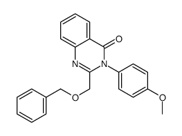 3-(4-methoxyphenyl)-2-(phenylmethoxymethyl)quinazolin-4-one Structure