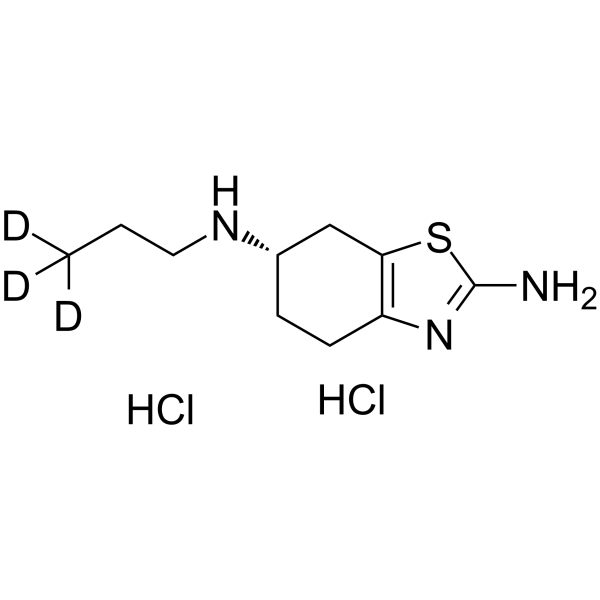 Pramipexole (N-Propyl-3,3,3-d3) (dihydrochloride)结构式