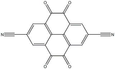 4,5,9,10-tetraoxo-4,5,9,10-tetrahydropyrene-2,7-dicarbonitrile Structure