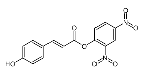 (2,4-dinitrophenyl) 3-(4-hydroxyphenyl)prop-2-enoate Structure