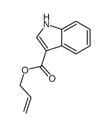 Allyl 1H-indole-3-carboxylate结构式