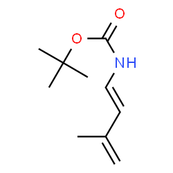 Carbamic acid, (3-methyl-1,3-butadienyl)-, 1,1-dimethylethyl ester (9CI) Structure