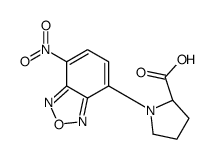 (2R)-1-(4-nitro-2,1,3-benzoxadiazol-7-yl)pyrrolidine-2-carboxylic acid Structure