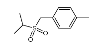 p-methylbenzyl isopropyl sulfone结构式