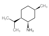 (1R,2R,5R)-2-ISOPROPYL-5-METHYLCYCLOHEXANAMINE Structure