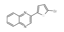 2-(5-bromo-2-thienyl)quinoxaline Structure