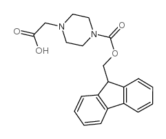 4-芴甲氧羰基-1-哌嗪乙酸 水合物图片