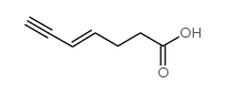 hept-4-en-6-ynoic acid Structure