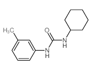 1-cyclohexyl-3-(3-methylphenyl)urea Structure