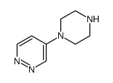 4-piperazin-1-ylpyridazine结构式