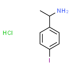 1-(4-iodophenyl)ethan-1-amine hydrochloride structure