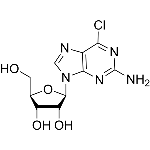 6-氯鸟嘌呤核苷结构式