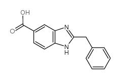 2-benzyl-3H-benzimidazole-5-carboxylic acid structure