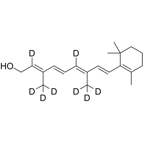 Retinol-d8 Structure