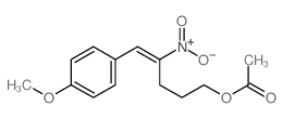 [(E)-5-(4-methoxyphenyl)-4-nitro-pent-4-enyl] acetate picture