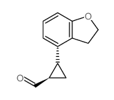 (1R,2R)-rel-2-(2,3-Dihydro-4-benzofuranyl)cyclopropanecarboxaldehyde结构式
