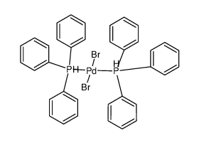 TRANS-DIBROMOBIS(TRIPHENYLPHOSPHINE)PALLADIUM(II) structure