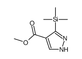 methyl 5-trimethylsilyl-1H-pyrazole-4-carboxylate Structure