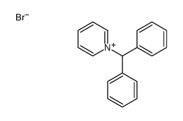 1-benzhydrylpyridin-1-ium,bromide结构式