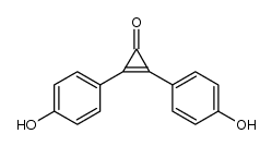 bis(4-hydroxyphenyl)cyclopropenone Structure