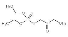 diethoxy-(ethylsulfinylmethylsulfanyl)-sulfanylidene-λ5-phosphane structure