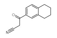 3-(1,2,3,4-Tetrahydronaphthalen-6-yl)-3-oxopropanenitrile,3-(5,6,7,8-Tetrahydro-2-naphthyl)-3-oxopropionitrile structure