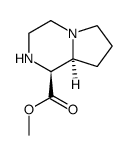 Pyrrolo[1,2-a]pyrazine-1-carboxylic acid, octahydro-, methyl ester, (1S,8aS)- (9CI)结构式