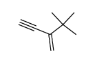 2,2-dimethyl-3-methylene-4-pentyne Structure