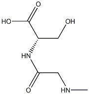 Sar-L-Ser-OH Structure