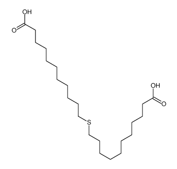 11-(10-carboxydecylsulfanyl)undecanoic acid结构式