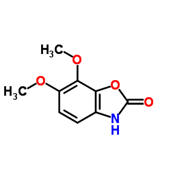 6,7-Dimethoxy-1,3-benzoxazol-2(3H)-one Structure