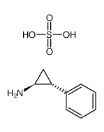 (1S,2R)-2-phenylcyclopropan-1-amine sulfate Structure