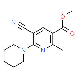 METHYL 5-CYANO-2-METHYL-6-PIPERIDINONICOTINATE结构式