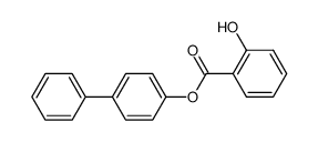 BENZOIC ACID, 2-HYDROXY-, [1,1'-BIPHENYL]-4-YL ESTER Structure