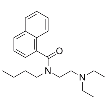 丁萘夫汀结构式