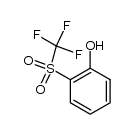 2-Hydroxyphenyltrifluoromethylsulphone Structure