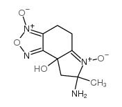 8aH-Pyrrolo[3,2-e]-2,1,3-benzoxadiazol-8a-ol,7-amino-4,5,7,8-tetrahydro-7-methyl-,3,6-dioxide(9CI)结构式