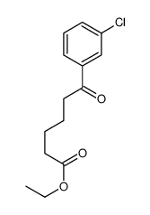 Ethyl 6-(3-chlorophenyl)-6-oxohexanoate Structure