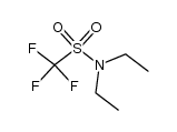 N,N-diethyl-trifluoromethanesulfonamide structure