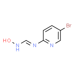 N-(5-bromopyrid-2-yl)formamidoxime structure