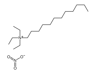 dodecyl(triethyl)azanium,nitrate Structure