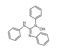 N-hydroxy-N,N',N''-triphenyl-guanidine Structure