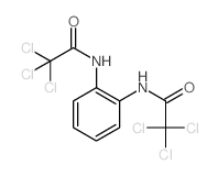 N,N-(o-Phenylene)bis(2,2,2-trichloroacetamide)结构式