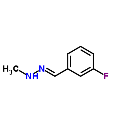 Benzaldehyde, 3-fluoro-, methylhydrazone (9CI)结构式