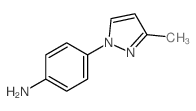[4-(3-甲基-1H-吡唑-1-基)苯基]胺结构式